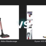 Vergleich: "Shark Stratos Akku-Staubsauger mit selbstreinigender Bürstenrolle Clean Sense iQ und Flexology IZ400EU" vs Dyson V15 Detect
