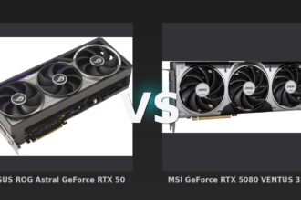 Vergleich: ASUS ROG Astral GeForce RTX 5080 OC 16GB vs MSI GeForce RTX 5080 VENTUS 3X OC 16GB