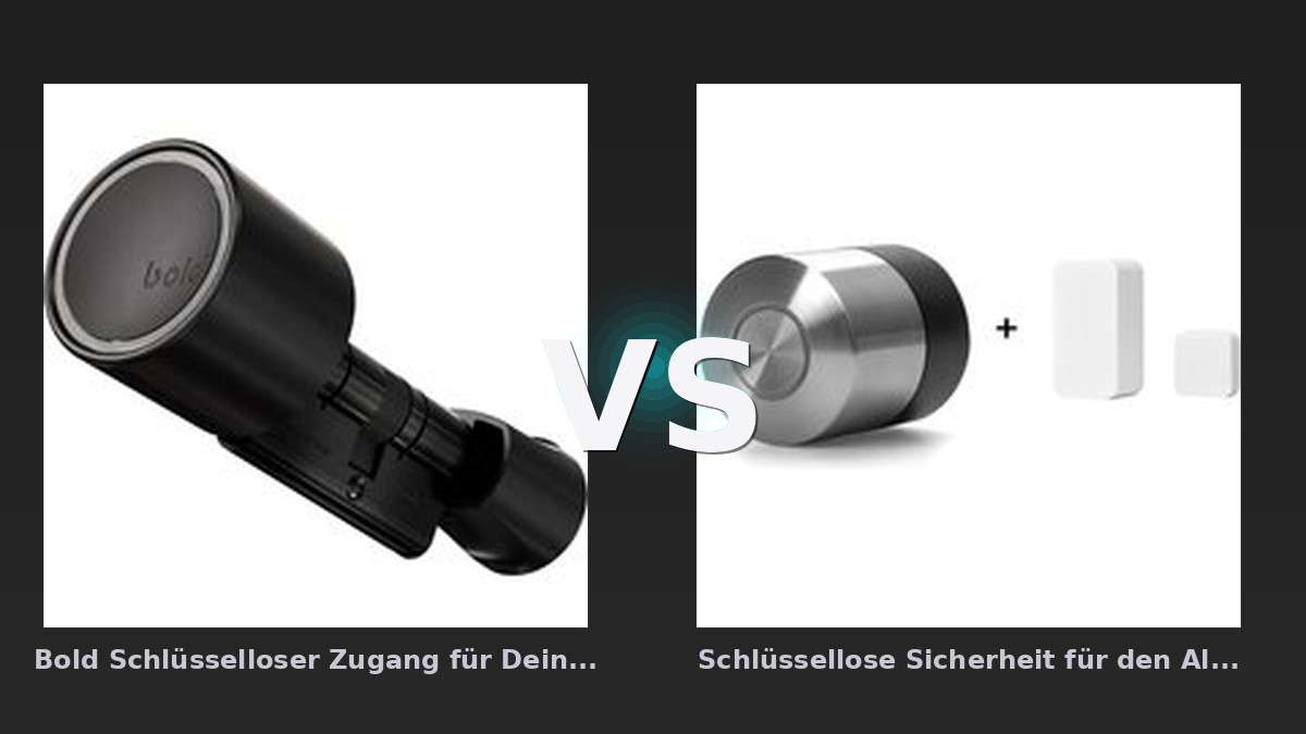 Vergleich: Bold Schlüsselloser Zugang für Deinen Alltag SKG-Sicherheit mit digitalem Einbruchssc vs Schlüssellose Sicherheit für den Alltag Dein Nuki Smart Lock Pro (5 - Bold Schlüsselloser Zugang vs Schlüssellose Sicherheit für