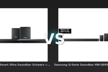 Vergleich: Bose Smart Ultra Soundbar Schwarz + Bose Surround-Lautsprecher Schwarz vs Samsung Q-Serie Soundbar HW-Q995GF 11.1.4-Kanal Subwoofer & Rücklautsprecher 2025 Black - Bose Soundbar Schwarz vs Samsung Q-Serie Soundbar: Der KI-Audit