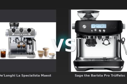 Vergleich: De'Longhi La Specialista Maestro EC9885.M vs Sage the Barista Pro Trüffelschwarz