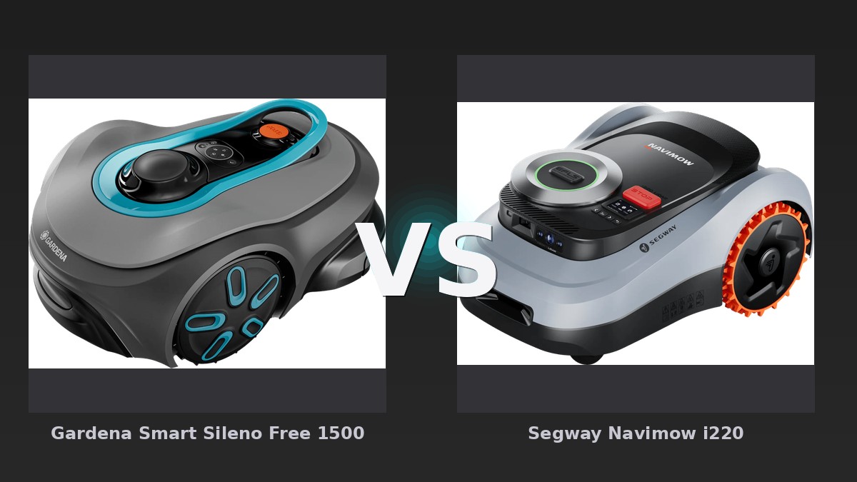 Vergleich: Gardena Smart Sileno Free 1500 vs Segway Navimow i220