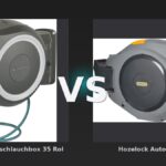 Vergleich: Gardena Wandschlauchbox 35 RollUp XL Weiß vs Hozelock AutoReel 40