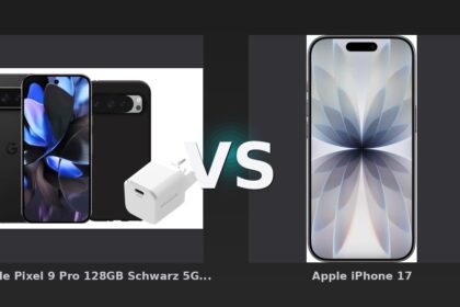 Vergleich: Google Pixel 9 Pro 128GB Schwarz 5G + Zubehörset vs Apple iPhone 17 - Google Pixel 9 vs Apple iPhone 17: Der KI-Audit
