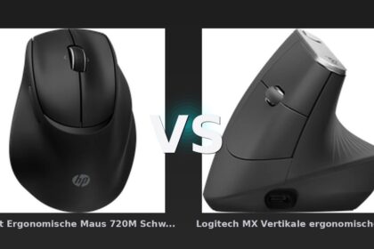 Vergleich: HP Tilt Ergonomische Maus 720M Schwarz vs Logitech MX Vertikale ergonomische Maus - HP Tilt Ergonomische vs Logitech MX Vertikale: Der KI-Audit