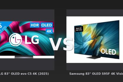 Vergleich: LG 83" OLED evo C5 4K (2025) vs Samsung 83" OLED S95F 4K Vision AI Smart TV 2025, 83 Graphite