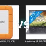 Vergleich: LaCie Rugged Mini SSD 4TB vs Acer Aspire 17 A17-51M-50PD - 17,3" - Intel Core i5 - 16GB RAM/512GB SSD - LaCie Rugged Mini vs Acer Aspire 17: Der KI-Audit