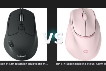 Vergleich: Logitech M720 Triathlon Bluetooth Maus vs HP Tilt Ergonomische Maus 720M Rosa - Logitech M720 Triathlon vs HP Tilt Ergonomische: Der KI-Audit