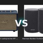 Vergleich: Marshall Acton III Lautsprecher BT Midnight Blue vs Harman Kardon Enchant Lautsprecher Schwarz Doppelpack - Marshall Acton III vs Harman Kardon Enchant: Der KI-Audit
