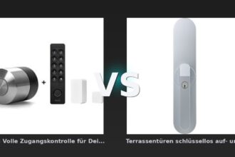 Vergleich: Nuki Volle Zugangskontrolle für Dein Zuhause Dank bürstenloser Motor in Sekunden verr vs Terrassentüren schlüssellos auf- und abschließen Ein Höchstmaß an Sicherheit Ein - Nuki Volle Zugangskontrolle vs Terrassentüren schlüssellos auf-