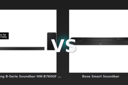 Vergleich: Samsung B-Serie Soundbar HW-B760GF 5.1-Kanal Subwoofer 2025 Black vs Bose Smart Soundbar - Samsung B-Serie Soundbar vs Bose Soundbar: Der KI-Audit