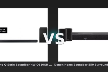 Vergleich: Samsung Q-Serie Soundbar HW-Q610GH 3.1.2-Kanal Subwoofer 2026 Schwarz vs Denon Home Soundbar 550 Surround-Sound-Set - Samsung Q-Serie Soundbar vs Denon Home Soundbar: Der KI-Audit