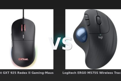 Vergleich: Trust GXT 925 Redex II Gaming-Maus vs Logitech ERGO M575S Wireless Trackball Maus Schwarz - Trust GXT 925 vs Logitech ERGO M575S: Der KI-Audit