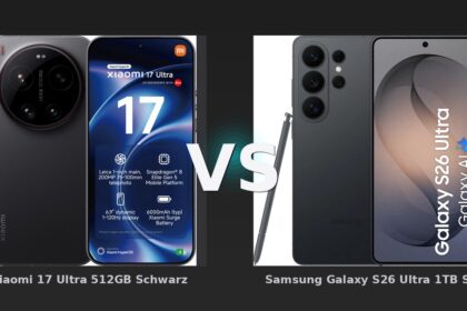 Vergleich: Xiaomi 17 Ultra 512GB Schwarz 5G vs Samsung Galaxy S26 Ultra 1TB Schwarz 5G