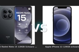 Vergleich: Xiaomi Redmi Note 15 128GB Schwarz 5G vs Apple iPhone 12 128GB schwarz - Xiaomi Redmi Note vs Apple iPhone 12: Der KI-Audit