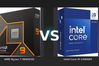 Vergleich: AMD Ryzen 7 9800X3D vs Intel Core i9 14900KF - AMD Ryzen 7 9800X3D vs Intel Core i9 14900KF: Gaming-Duell der Generationen