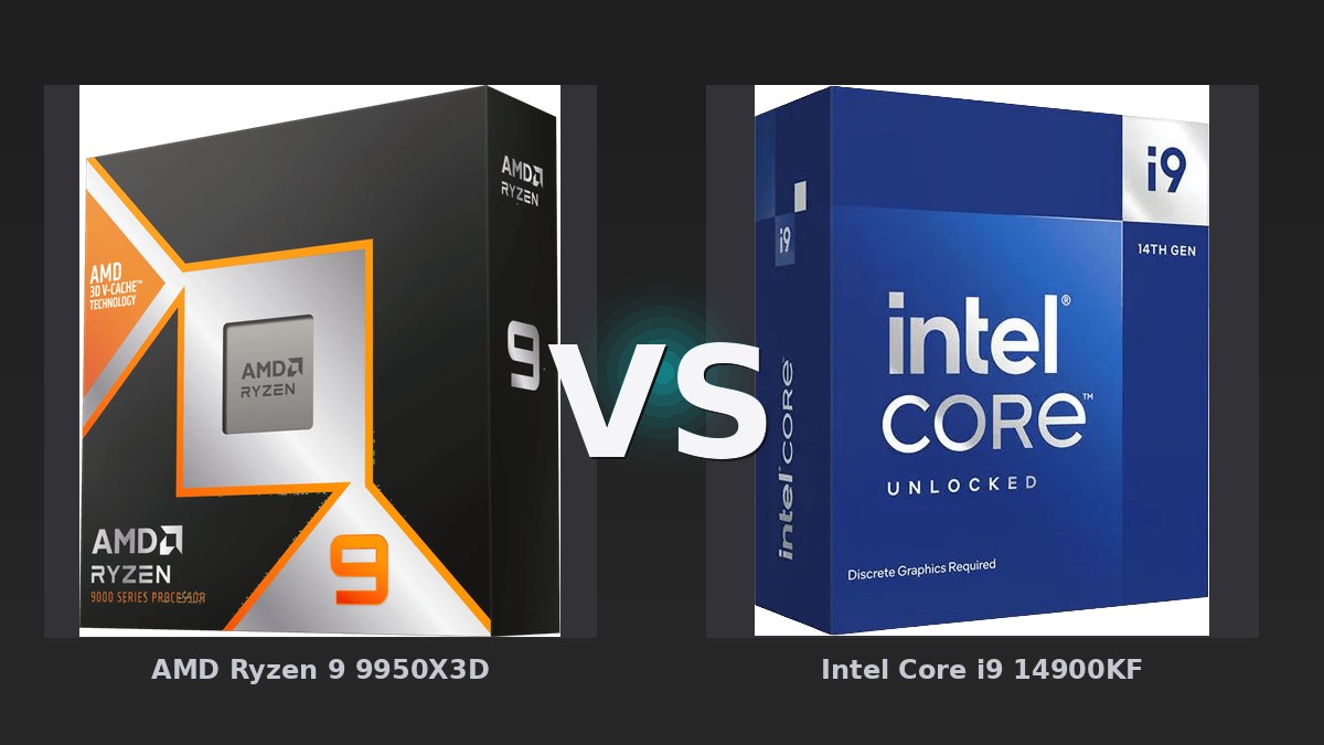 Vergleich: AMD Ryzen 9 9950X3D vs Intel Core i9 14900KF - AMD Ryzen 9 9950X3D vs Intel Core i9 14900KF: Der ultimative CPU-Vergleich 2026