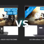 Vergleich: ASUS ROG Strix OLED XG27ACDNG vs LG UltraGear 27GX790A-B - ASUS ROG Strix OLED XG27ACDNG vs LG UltraGear 27GX790A-B: OLED-Triumph dank Tempo und Preis