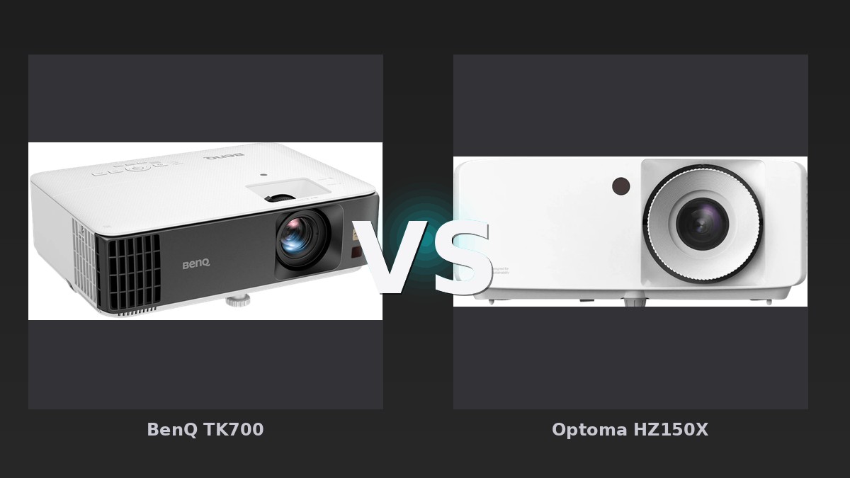 Vergleich: BenQ TK700 vs Optoma HZ150X