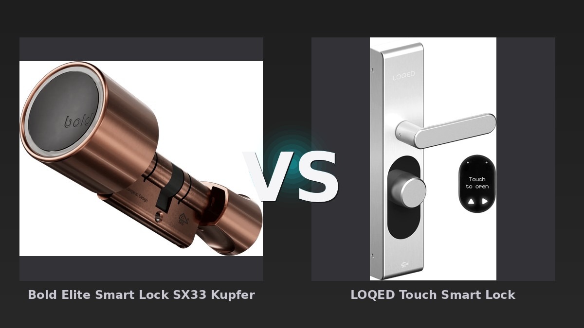 Vergleich: Bold Elite Smart Lock SX33 Kupfer vs LOQED Touch Smart Lock - Bold Elite Lock vs LOQED Touch Lock: Der KI-Audit