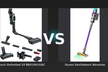 Vergleich: Bosch Unlimited 10 BBS1041GQC vs Dyson Gen5detect Absolute - Bosch Unlimited 10 vs Dyson Gen5detect Absolute: Der KI-Audit