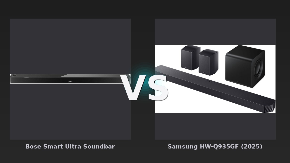 Vergleich: Bose Smart Ultra Soundbar vs Samsung HW-Q935GF (2025) - Bose Smart Ultra Soundbar vs Samsung HW-Q935GF (2025): Soundbar Vergleich