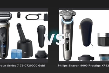 Vergleich: Braun Series 7 72-C7200CC Gold vs Philips Shaver i9000 Prestige XP9208/30 - Braun 7 72-C7200CC vs Philips Shaver i9000: Der KI-Audit
