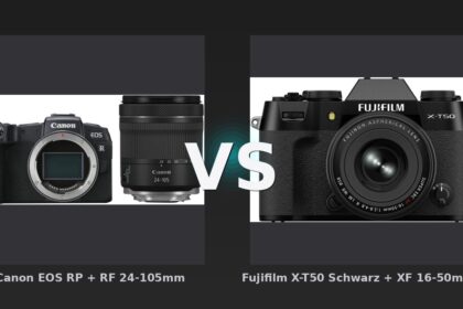 Vergleich: Canon EOS RP + RF 24-105mm vs Fujifilm X-T50 Schwarz + XF 16-50mm f/2.8-4.8 R LM WR - Canon EOS RP vs Fujifilm X-T50: Vollformat-Debatte oder APS-C-Overkill?