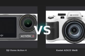 Vergleich: DJI Osmo Action 4 vs Kodak AZ425 Weiß - DJI Osmo Action vs Kodak AZ425 Weiß: Der KI-Audit
