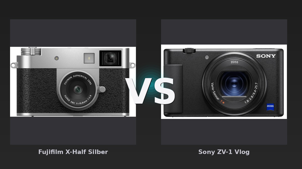 Vergleich: Fujifilm X-Half Silber vs Sony ZV-1 Vlog - Fujifilm X-Half Silber vs Sony ZV-1 Vlog: Der KI-Audit