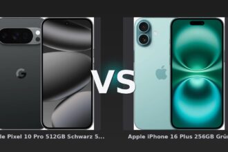 Vergleich: Google Pixel 10 Pro 512GB Schwarz 5G vs Apple iPhone 16 Plus 256GB Grün - Google Pixel 10 vs Apple iPhone 16: Der KI-Audit