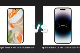 Vergleich: Google Pixel 9 Pro 256GB porcelain vs Apple iPhone 14 Pro 256GB space schwarz - Google Pixel 9 vs Apple iPhone 14: Der KI-Audit