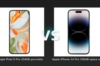 Vergleich: Google Pixel 9 Pro 256GB porcelain vs Apple iPhone 14 Pro 256GB space schwarz - Google Pixel 9 vs Apple iPhone 14: Der KI-Audit