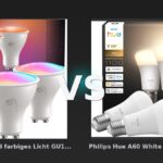 Vergleich: Govee weißes und farbiges Licht GU10 Doppelpack vs Philips Hue A60 White E27 1.100 lm Doppelpack - Govee weißes und vs Philips Hue A60: Der KI-Audit