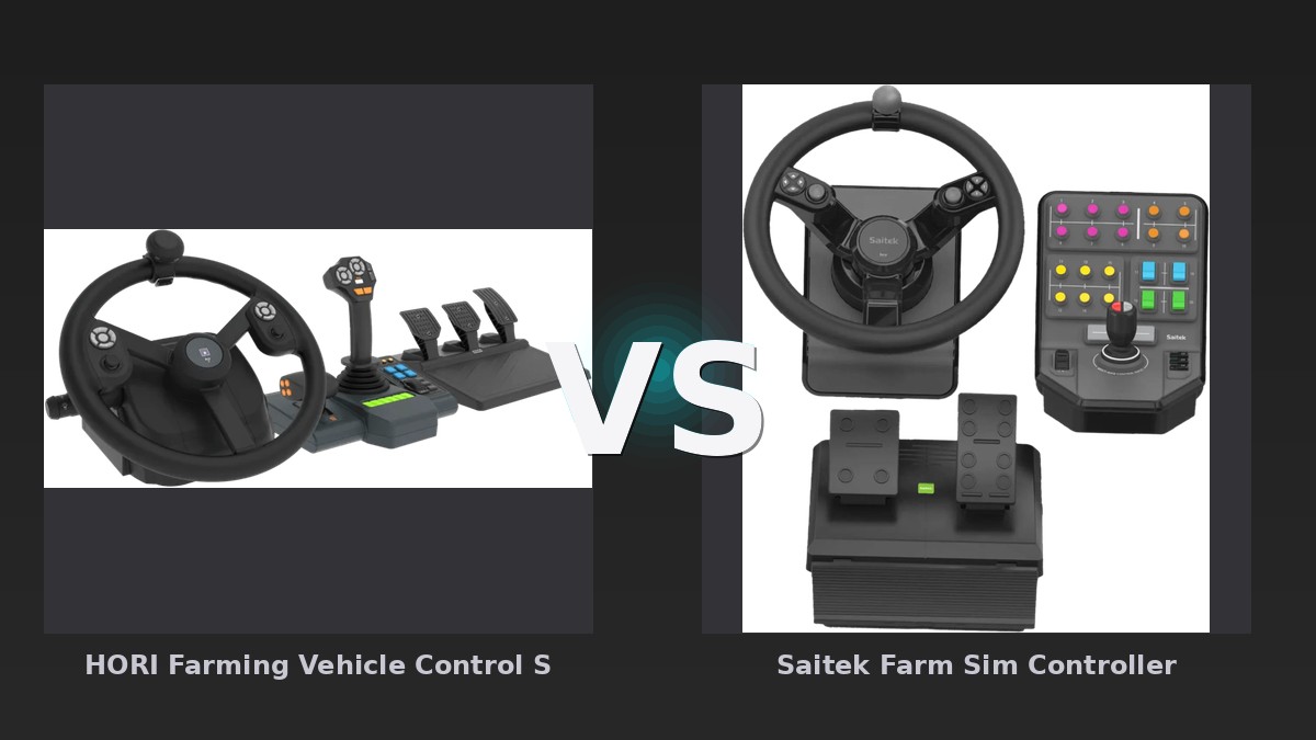 Vergleich: HORI Farming Vehicle Control System vs Saitek Farm Sim Controller