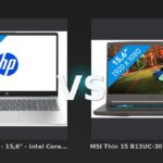 Vergleich: HP 15-fd1060ng - 15,6" - Intel Core Ultra 5 - 16GB RAM/1TB SSD vs MSI Thin 15 B13UC-3073 - 15,6" - Intel Core i5 - 16GB RAM/512GB SSD - RTX 3050 - HP 15-fd1060ng vs MSI Thin 15 B13UC-3073: Office-Allrounder oder Gaming-Einsteiger?