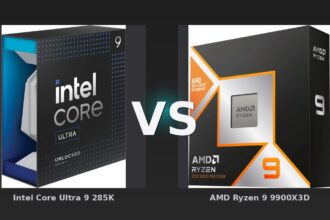 Vergleich: Intel Core Ultra 9 285K vs AMD Ryzen 9 9900X3D - Intel Core Ultra 9 285K vs AMD Ryzen 9 9900X3D: Duell der Spitzen-CPUs im Mai 2026