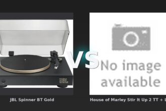 Vergleich: JBL Spinner BT Gold vs House of Marley Stir It Up 2 TT + Lautsprecher - JBL Spinner BT vs House of Marley: Der KI-Audit