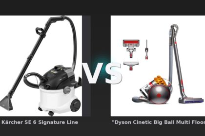 Vergleich: Kärcher SE 6 Signature Line vs "Dyson Cinetic Big Ball Multi Floor 2 Bodenstaubsauger Gelb/Silber" - Kärcher SE 6 vs Dyson Cinetic Big Ball: Nasssauger gegen Trockensauger – Wer gewinnt?
