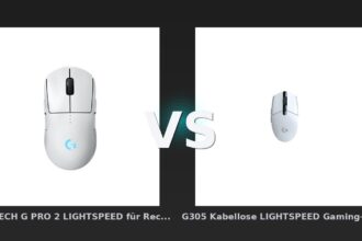 Vergleich: LOGITECH G PRO 2 LIGHTSPEED für Rechts- und Linkshänder Gaming-Maus, Weiß vs G305 Kabellose LIGHTSPEED Gaming-Maus – Weiß - LOGITECH G 2 vs G305 Kabellose LIGHTSPEED: Der KI-Audit
