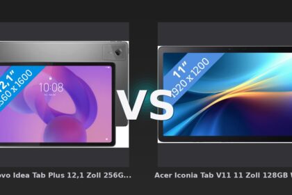 Vergleich: Lenovo Idea Tab Plus 12,1 Zoll 256GB WLAN Grau mit Stylus vs Acer Iconia Tab V11 11 Zoll 128GB WLAN Grau - Lenovo Idea Tab Plus vs Acer Iconia Tab V11: Der Stift macht den Unterschied