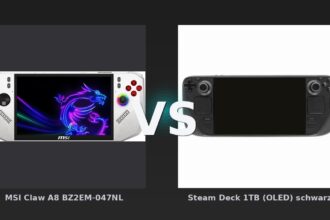 Vergleich: MSI Claw A8 BZ2EM-047NL vs Steam Deck 1TB (OLED) schwarz - MSI Claw A8 vs Steam Deck schwarz: Der KI-Audit