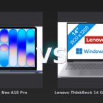 Vergleich: MacBook Neo A18 Pro vs Lenovo ThinkBook 14 G8 IRL - 21SG00HLMH QWERTY [Englische Tastatur] - MacBook Neo A18 Pro vs. Lenovo ThinkBook 14 G8 IRL: Apples Überraschungscoup gegen Lenovos Business-