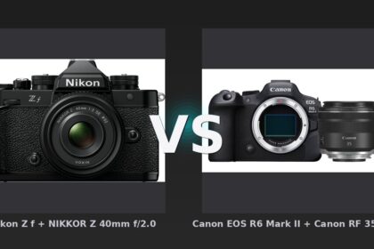 Vergleich: Nikon Z f + NIKKOR Z 40mm f/2.0 vs Canon EOS R6 Mark II + Canon RF 35mm f/1.8 Macro IS STM - Nikon Z f vs Canon EOS R6 Mark II - Zwei Vollformat-Kits im Vergleich
