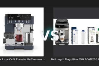 Vergleich: "Ninja Luxe Café Premier Kaffeemaschine - Cyber Space ES601EUCY" vs De'Longhi Magnifica EVO ECAM290.81.TB + Pflegeset - Ninja Luxe Café vs. De'Longhi Magnifica EVO: Vollautomat-Vergleich 2026