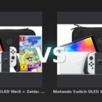 Vergleich: Nintendo Switch OLED Weiß + Zelda: Echoes of Wisdom + BlueBuilt Schutzhülle vs Nintendo Switch OLED Weiß + Super Mario Galaxy 1+2 + BlueBuilt Schutzhülle - Nintendo Switch OLED Bundle Vergleich: Zelda vs. Mario Galaxy