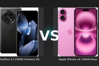 Vergleich: OnePlus 13 256GB Schwarz 5G vs Apple iPhone 16 128GB Rosa - OnePlus 13 vs iPhone 16: Der Preis-Leistungs-Champion