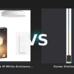 Vergleich: Philips Hue Devere M White Ambiance Badezimmerdeckenleuchte Weiß + Dimmer vs Govee Stehleuchte 2 - Philips Hue Devere vs Govee Stehleuchte 2: Der KI-Audit