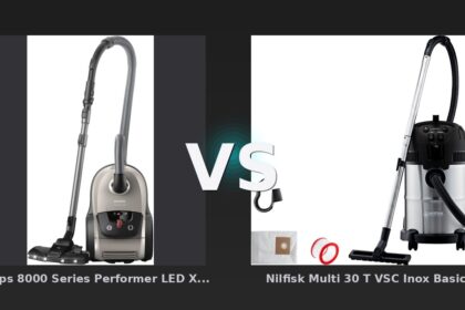 Vergleich: Philips 8000 Series Performer LED XD8152/12 vs Nilfisk Multi 30 T VSC Inox Basic - Vergleich: Philips 8000 Series Performer LED vs. Nilfisk Multi 30 T VSC Inox Basic