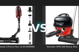 Vergleich: Rowenta X-Force Flex 12.60 RH98A8 vs Numatic HVX-200 Henry Xtra - Rowenta X-Force Flex vs Numatic HVX-200 Henry: Der KI-Audit